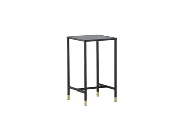 Dipp Nattbord 40 cm MarmorMønster - Glas/Sort/Grå - Møbler - Bord - Avlastningsbord & sidobord - Sengebord & nattbord