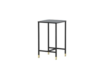 Dipp Nattbord 40 cm MarmorMønster - Glas/Sort/Grå - Møbler - Bord - Avlastningsbord & sidobord - Sengebord & nattbord