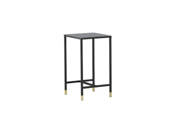 Dipp Nattbord 40 cm MarmorMønster - Glas/Sort/Grå - Møbler - Bord - Avlastningsbord & sidobord - Sengebord & nattbord