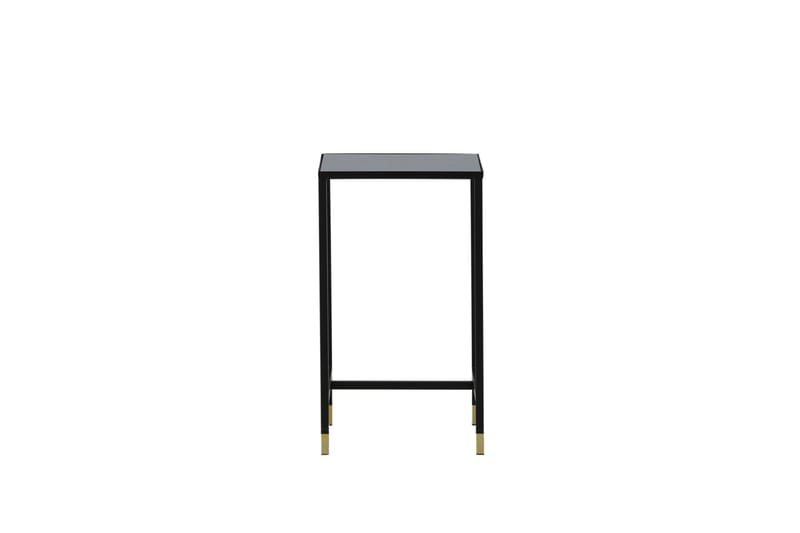 Dipp Nattbord 40 cm MarmorMønster - Glas/Sort/Grå - Møbler - Bord - Avlastningsbord & sidobord - Sengebord & nattbord