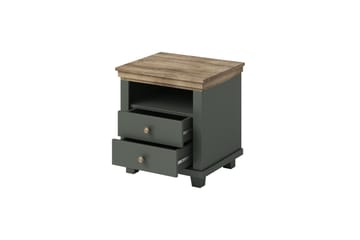 Doade Nattbord 62x200 cm - Grønn|Natur - Møbler - Bord - Avlastningsbord & sidobord - Sengebord & nattbord