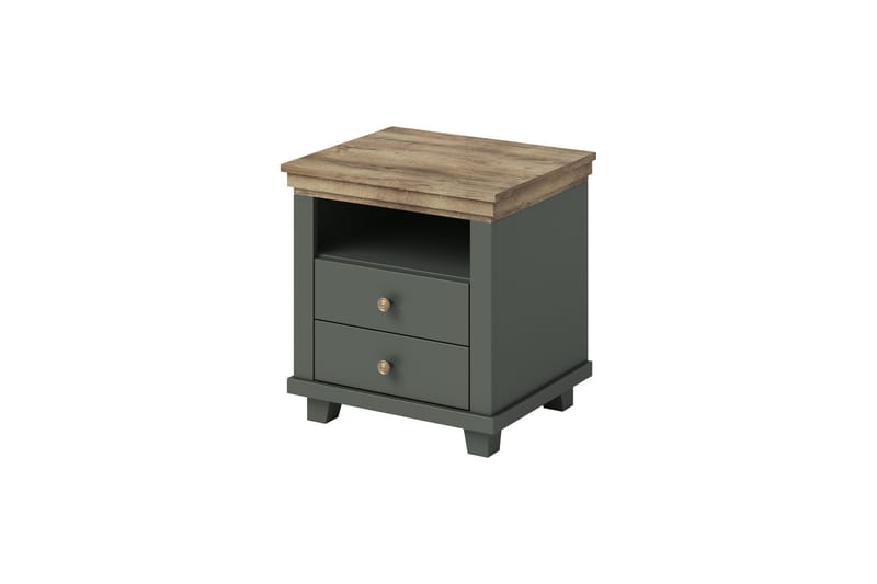 Doade Nattbord 62x200 cm - Grønn|Natur - Møbler - Bord - Avlastningsbord & sidobord - Sengebord & nattbord