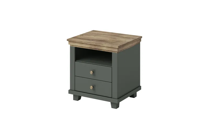 Doade Nattbord 62x200 cm - Grønn|Natur - Møbler - Bord - Avlastningsbord & sidobord - Sengebord & nattbord