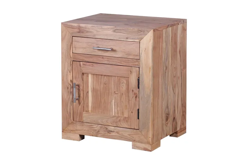 Dornell Nattbord med Skuffer 50 cm i Tre, Brun