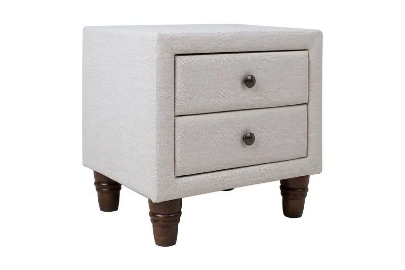 Emilia Nattbord Lysebeige - Møbler - Bord - Avlastningsbord & sidobord - Sengebord & nattbord