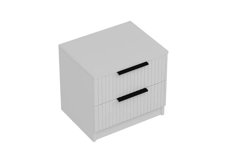 Fruitland Nattbord 54 cm - Hvit - Møbler - Bord - Avlastningsbord & sidobord - Sengebord & nattbord