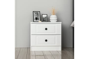 Fruitland Nattbord 54 cm - Hvit - Møbler - Bord - Avlastningsbord & sidobord - Sengebord & nattbord