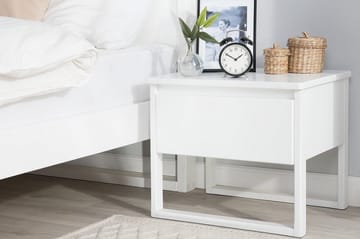 Giulia Nattbord 50 cm - Hvit - Møbler - Bord - Avlastningsbord & sidobord - Sengebord & nattbord
