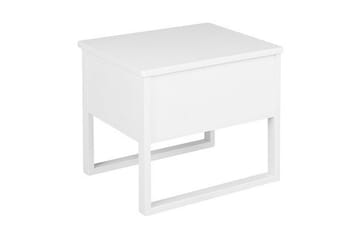 Giulia Nattbord 50 cm - Hvit - Møbler - Bord - Avlastningsbord & sidobord - Sengebord & nattbord