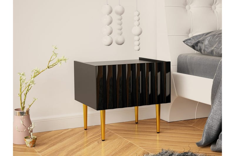 Glenndale Sängbord 50 cm Concept 55 Black - Møbler - Bord - Avlastningsbord & sidobord - Sengebord & nattbord