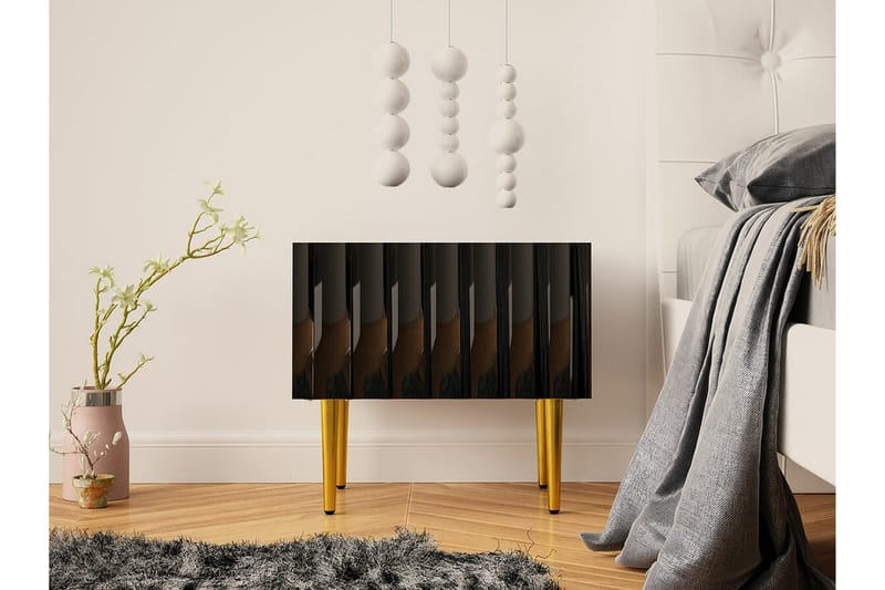 Glenndale Sängbord 50 cm Concept 55 Black - Møbler - Bord - Avlastningsbord & sidobord - Sengebord & nattbord
