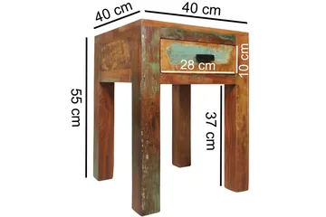 Haage Nattbord 40 cm - Møbler - Bord - Avlastningsbord & sidobord - Sengebord & nattbord