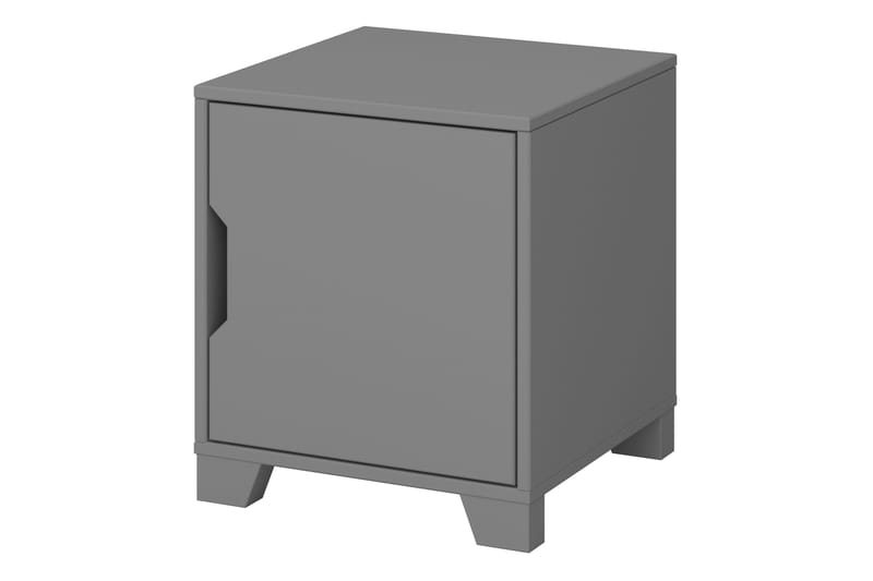 Haltekarr Nattbord 40 cm - Grå - Møbler - Bord - Avlastningsbord & sidobord - Sengebord & nattbord