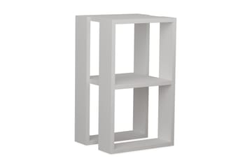 Homitis Nattbord 30 cm med Oppbevaring Hylle - Hvit - Møbler - Bord - Avlastningsbord & sidobord - Sengebord & nattbord