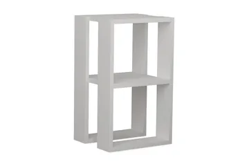 Homitis Nattbord 30 cm med Oppbevaring Hylle - Hvit - Møbler - Bord - Avlastningsbord & sidobord - Sengebord & nattbord