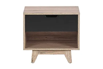 Hultz Sofabord 50 cm - Svart/Lyst Tre - Møbler - Bord - Avlastningsbord & sidobord - Sengebord & nattbord