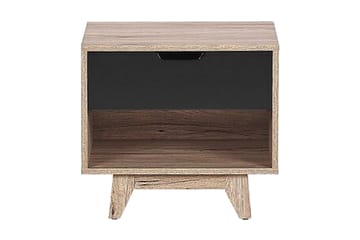 Hultz Sofabord 50 cm - Svart/Lyst Tre - Møbler - Bord - Avlastningsbord & sidobord - Sengebord & nattbord