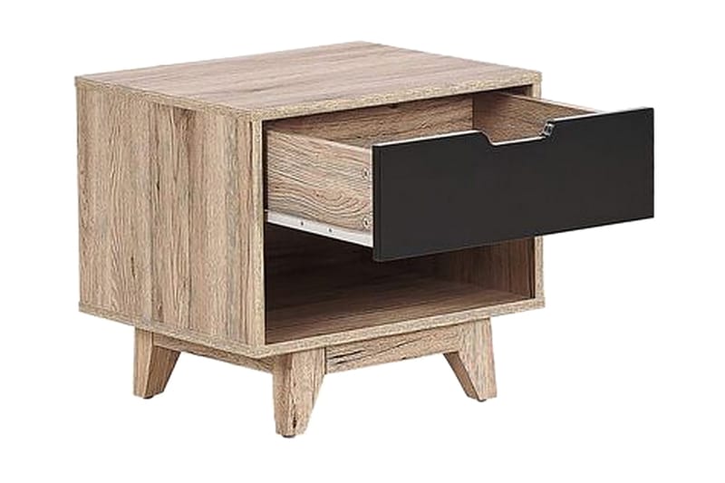 Hultz Sofabord 50 cm - Svart/Lyst Tre - Møbler - Bord - Avlastningsbord & sidobord - Sengebord & nattbord