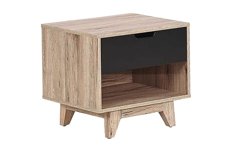 Hultz Sofabord 50 cm - Svart/Lyst Tre - Møbler - Bord - Avlastningsbord & sidobord - Sengebord & nattbord