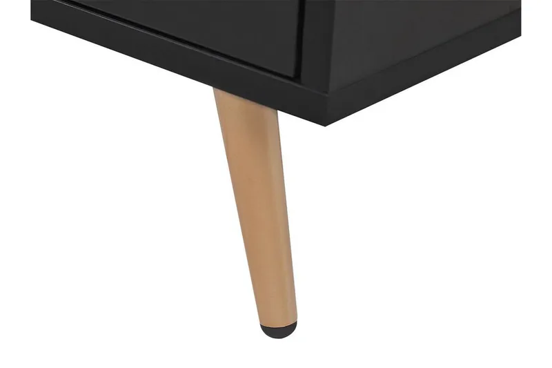 Indio Nattbord 50 cm - Svart/Guld - Møbler - Bord - Avlastningsbord & sidobord - Sengebord & nattbord