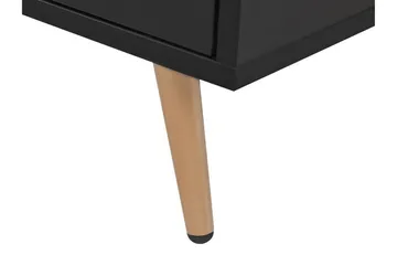 Indio Nattbord 50 cm - Svart/Guld - Møbler - Bord - Avlastningsbord & sidobord - Sengebord & nattbord