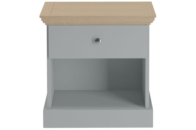 Jundapah Nattbord 45x35 cm - Grå/Brun - Møbler - Bord - Avlastningsbord & sidobord - Sengebord & nattbord