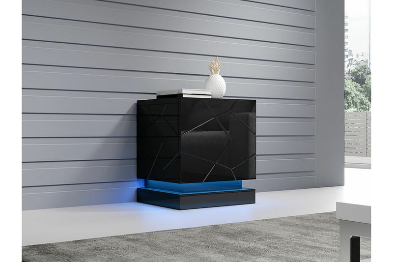 Juniskär Nattbord 46 cm - Svart - Møbler - Bord - Avlastningsbord & sidobord - Sengebord & nattbord