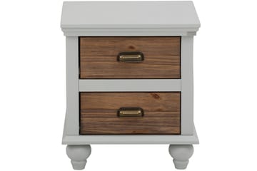 Kagami Nattbord 45x38 cm - Grå/Brun - Møbler - Bord - Avlastningsbord & sidobord - Sengebord & nattbord