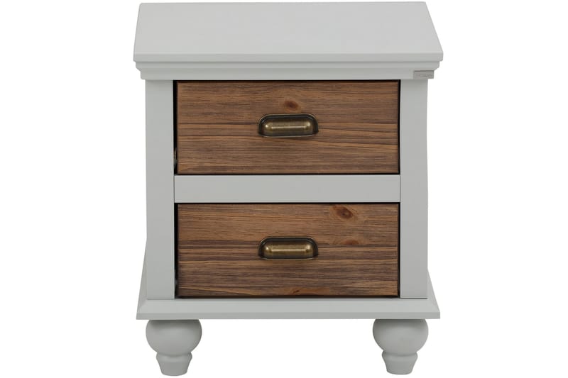 Kagami Nattbord 45x38 cm - Grå/Brun - Møbler - Bord - Avlastningsbord & sidobord - Sengebord & nattbord