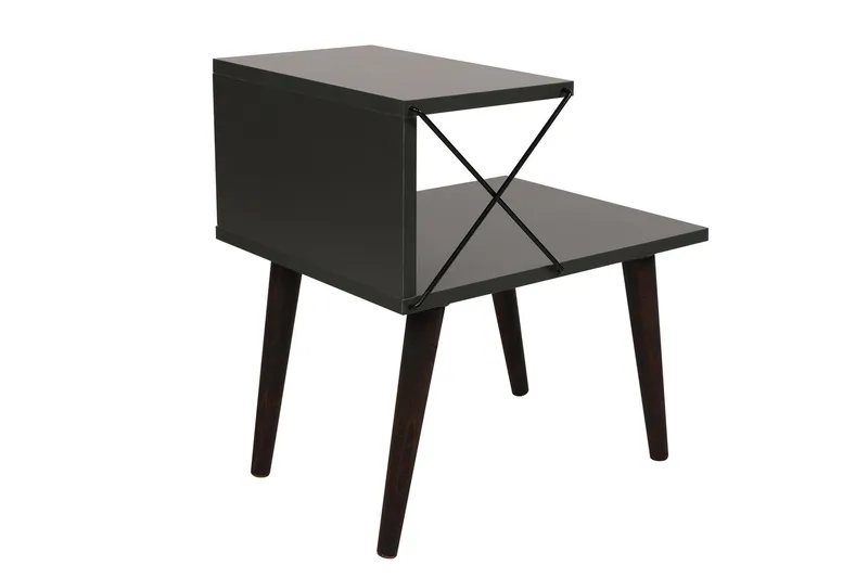 Kaysie Nattbord 50 cm - Antrasitt - Møbler - Bord - Avlastningsbord & sidobord - Sengebord & nattbord