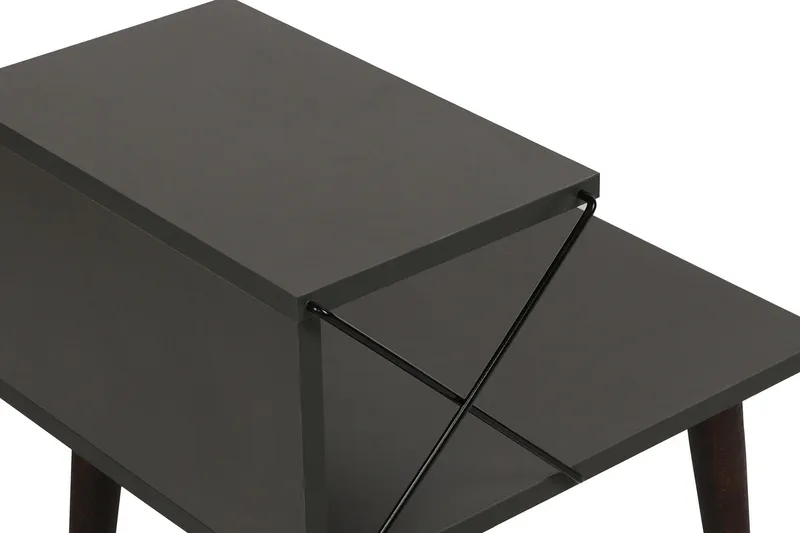 Kaysie Nattbord 50 cm - Antrasitt - Møbler - Bord - Avlastningsbord & sidobord - Sengebord & nattbord