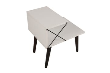 Kaysie Nattbord 50 cm - Hvit - Møbler - Bord - Avlastningsbord & sidobord - Sengebord & nattbord