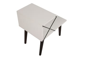 Kaysie Nattbord 50 cm - Hvit - Møbler - Bord - Avlastningsbord & sidobord - Sengebord & nattbord