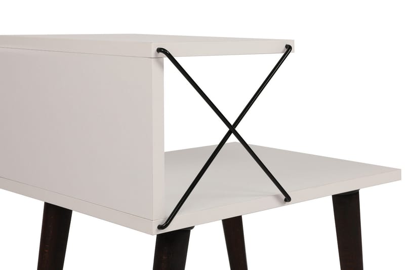 Kaysie Nattbord 50 cm - Hvit - Møbler - Bord - Avlastningsbord & sidobord - Sengebord & nattbord