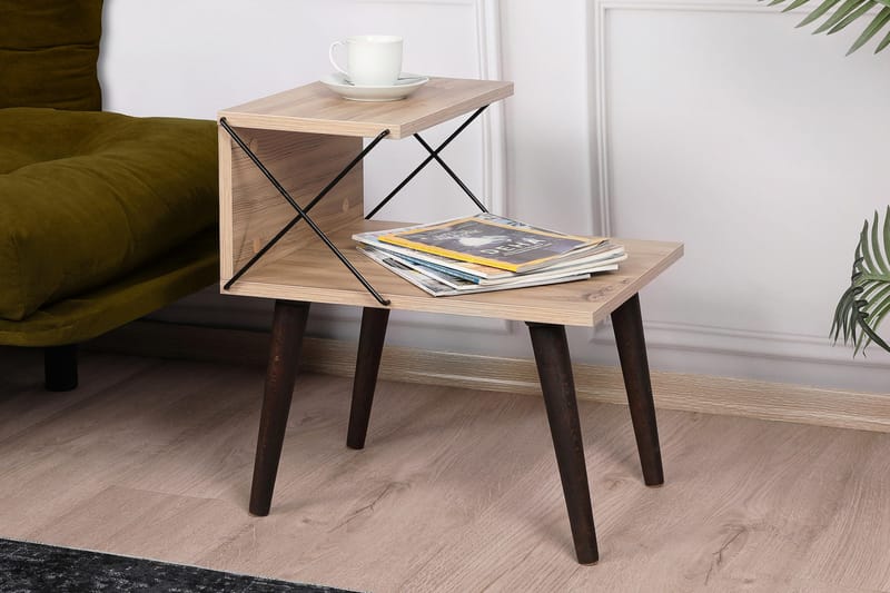 Kaysie Nattbord 50 cm - Natur - Møbler - Bord - Avlastningsbord & sidobord - Sengebord & nattbord