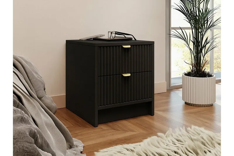 Kintore Sengbord 35 cm - Svart - Møbler - Bord - Avlastningsbord & sidobord - Sengebord & nattbord