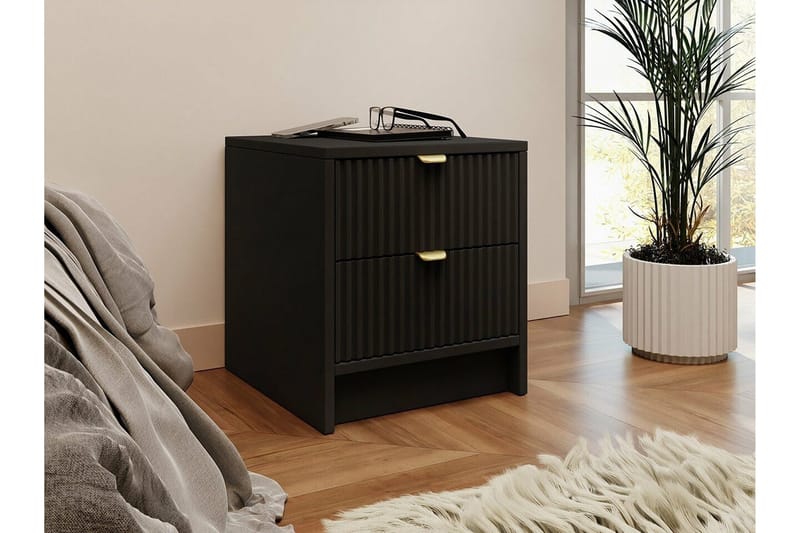 Kintore Sengbord 35 cm - Svart - Møbler - Bord - Avlastningsbord & sidobord - Sengebord & nattbord