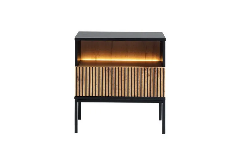 Klinkerville Sengbord 54 cm - Svart - Møbler - Bord - Avlastningsbord & sidobord - Sengebord & nattbord