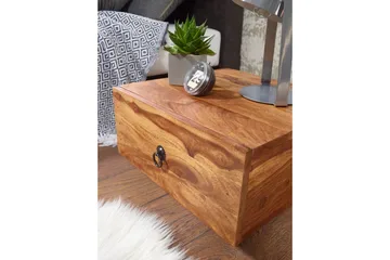 KRammes Nattbord 40 cm med Oppbevaring Skuff - Massivt Tre - Møbler - Bord - Avlastningsbord & sidobord - Sengebord & nattbord