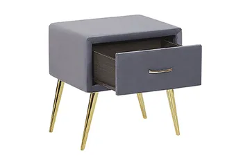Larochelle Nattbord - Grå - Møbler - Bord - Avlastningsbord & sidobord - Sengebord & nattbord