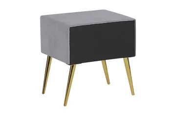 Larochelle Nattbord - Grå - Møbler - Bord - Avlastningsbord & sidobord - Sengebord & nattbord