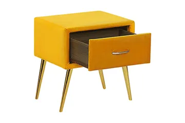 Larochelle Nattbord - Gul - Møbler - Bord - Avlastningsbord & sidobord - Sengebord & nattbord