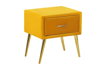 Larochelle Nattbord - Gul - Møbler - Bord - Avlastningsbord & sidobord - Sengebord & nattbord