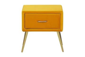 Larochelle Nattbord - Gul - Møbler - Bord - Avlastningsbord & sidobord - Sengebord & nattbord