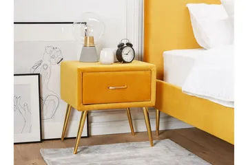 Larochelle Nattbord - Gul - Møbler - Bord - Avlastningsbord & sidobord - Sengebord & nattbord