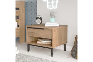 Liyakat Nattbord 53,6 cm - Valnøtt - Møbler - Bord - Avlastningsbord & sidobord - Sengebord & nattbord