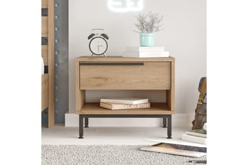 Liyakat Nattbord 53,6 cm - Valnøtt - Møbler - Bord - Avlastningsbord & sidobord - Sengebord & nattbord