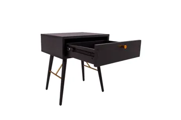 Luxemburg Nattbord Svart/Kobber - Møbler - Bord - Avlastningsbord & sidobord - Sengebord & nattbord