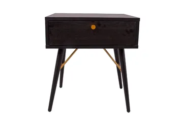 Luxemburg Nattbord Svart/Kobber - Møbler - Bord - Avlastningsbord & sidobord - Sengebord & nattbord
