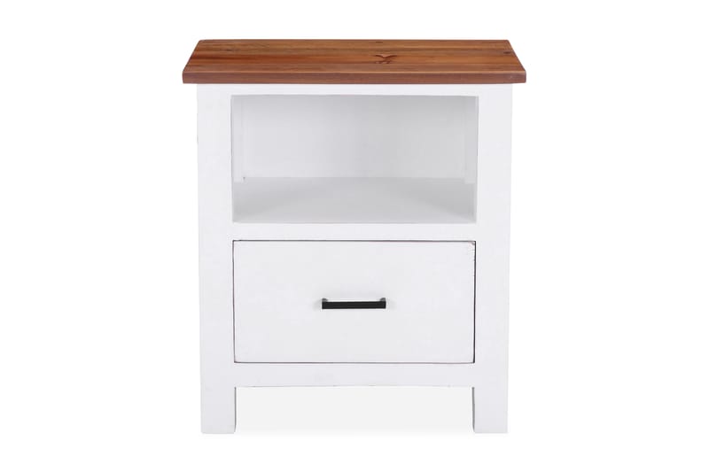 Lyon Nattbord 54 cm med Oppbevaring Skuff + Hylle - Sengebord & nattbord